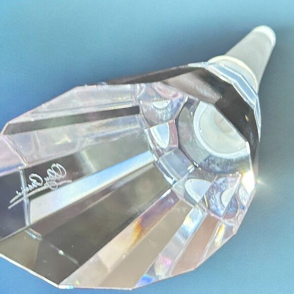 Vintage Estate Designer Oleg Cassini Crystal Bottle Stopper Faceted Cut Collect - Picture 8 of 14
